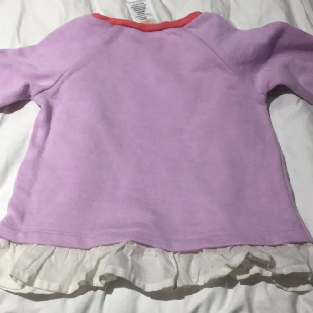 Gymboree lavender play outfit with hat euc